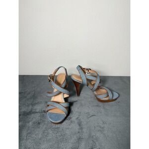 Kelly & Katie Sandals  Women Size US 7.5 Denim heels